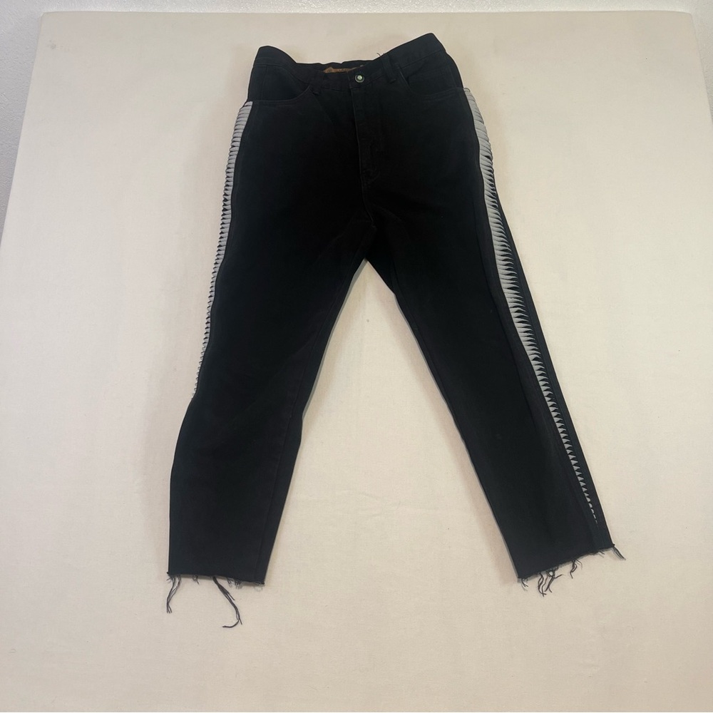 Vintage LA Gear Womens Side Lace Jeans Size 11/28 80s 90s High Rise